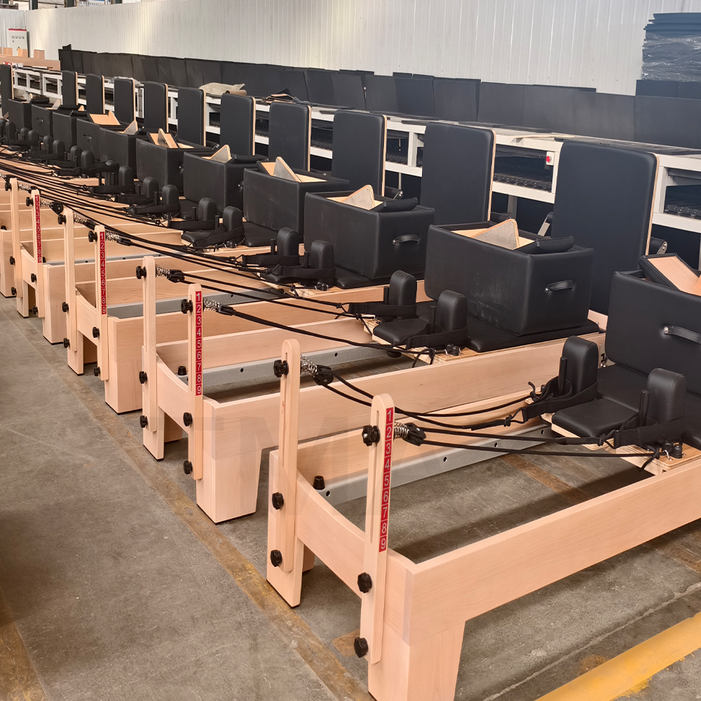 Pilates Yoga Gym - DZ132 Beech Wood Pilates Reformers Machine