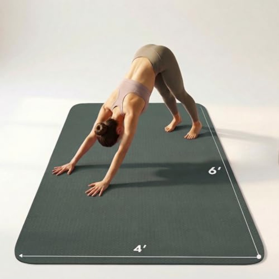 Large Yoga Mat 6'x 4'72x 481/4 - Pilates X Yoga ulasan dan harga