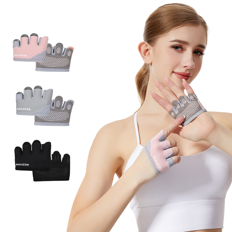Pair of Fitness Fingerless Glo - Pilates Yoga Fitness ulasan dan harga