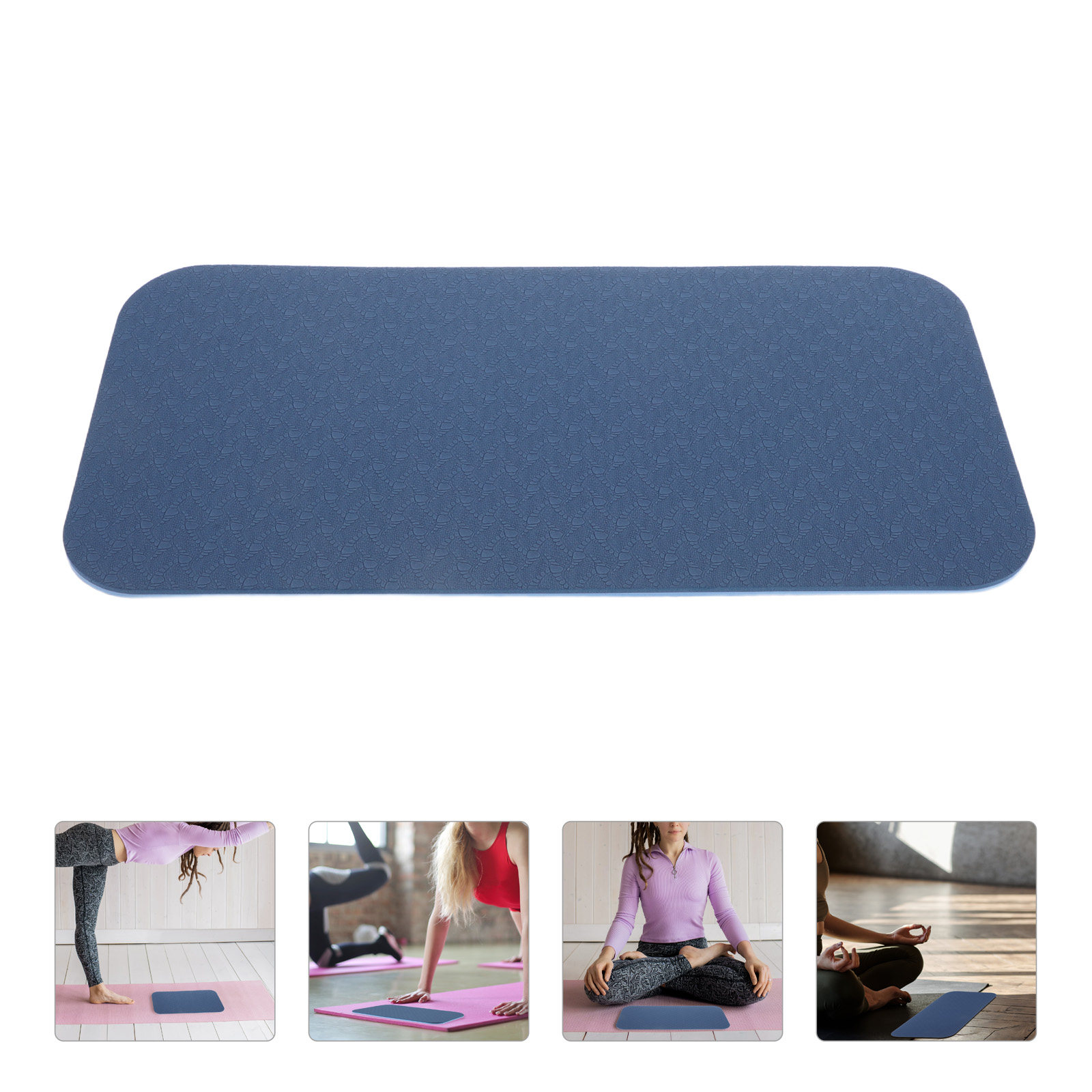 Thick Wide Tpe Yoga Mat Non Sl - Pilates Yoga Knee Pads ulasan dan harga