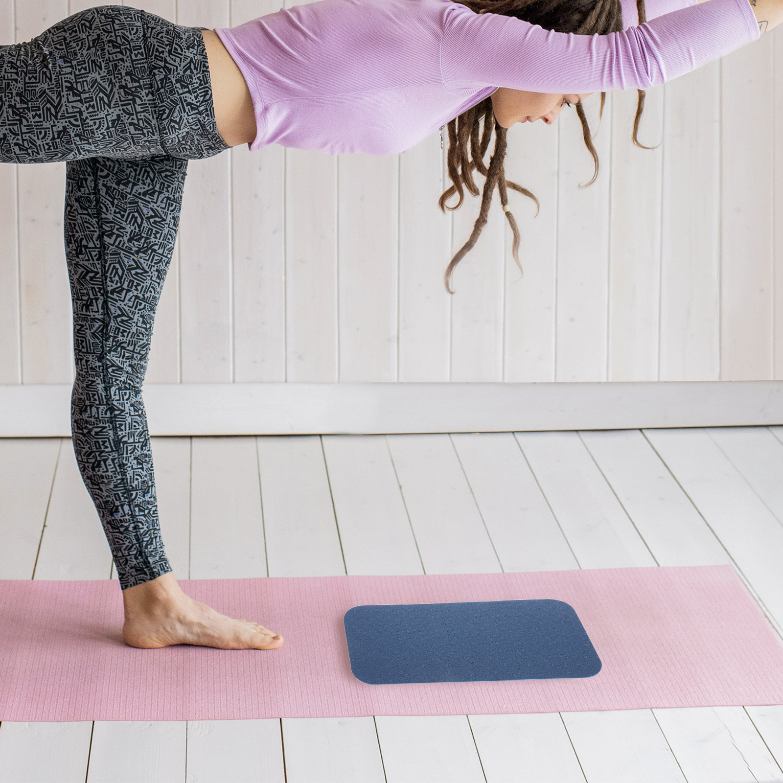Thick Wide Tpe Yoga Mat Non Sl - Pilates Yoga Knee Pads ulasan dan harga