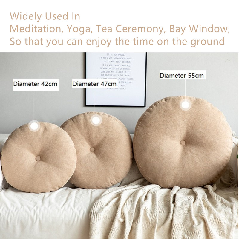 Soft Round Big Floor Cushion M - Pilates Yoga Chair ulasan dan harga