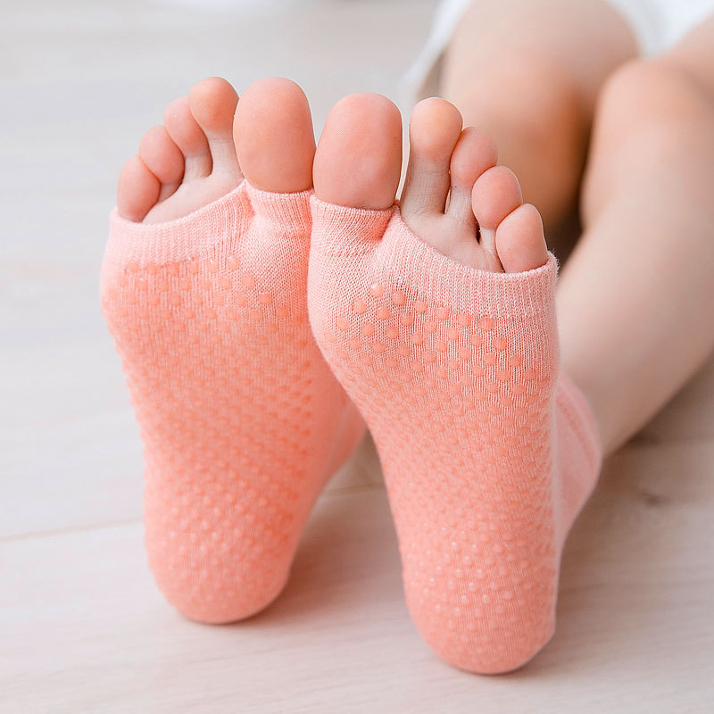 Non-Slip Split-Toe Yoga Socks  - Pilates Yoga Gym ulasan dan harga
