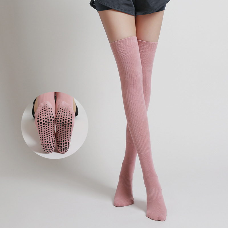 Women Non-slip Yoga Socks Long - Pilates Yoga Fitness ulasan dan harga
