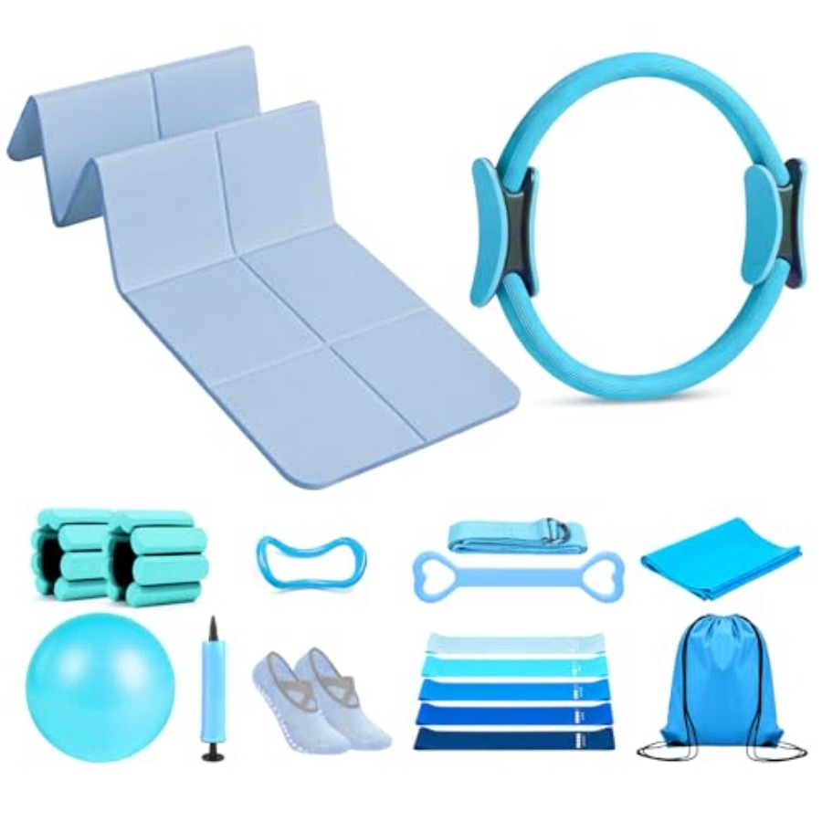 Pilates Ring Set 15 PCS+Foldab - Pilates X Yoga ulasan dan harga