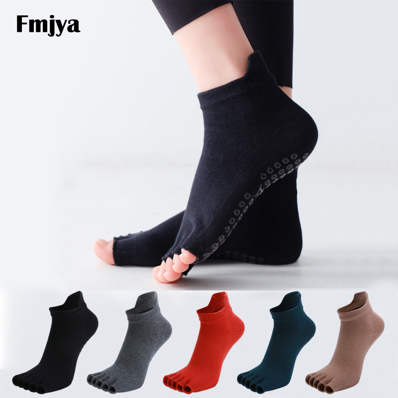 Yoga Socks Half Toe Anti-Slip  - Pilates Yoga Gym ulasan dan harga
