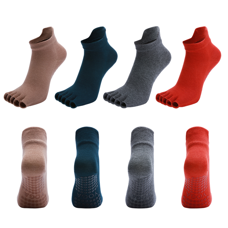 Yoga Socks Half Toe Anti-Slip  - Pilates Yoga Gym ulasan dan harga