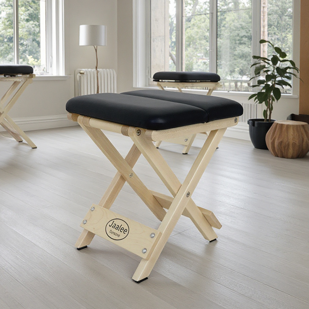 Portable Folding Zen Bench Dur - Pilates Yoga Chair ulasan dan harga