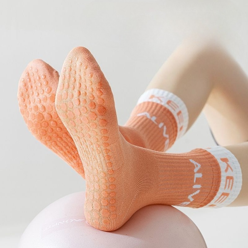 Women's Non-Slip Yoga Socks wi - Pilates Yoga Gym ulasan dan harga