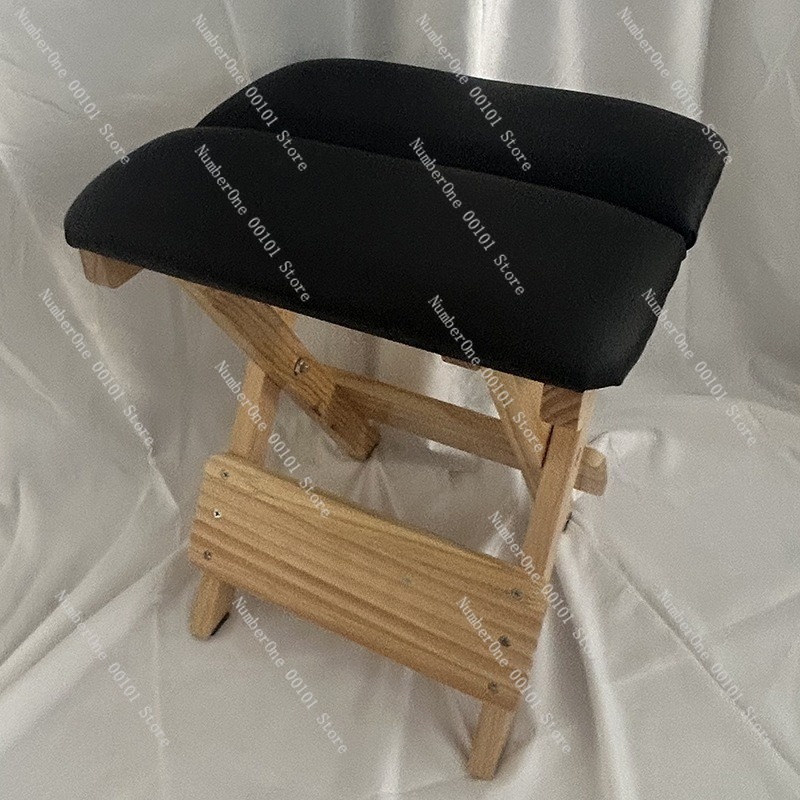 Solid Wood Folding Yoga Stool  - Pilates Yoga Chair ulasan dan harga