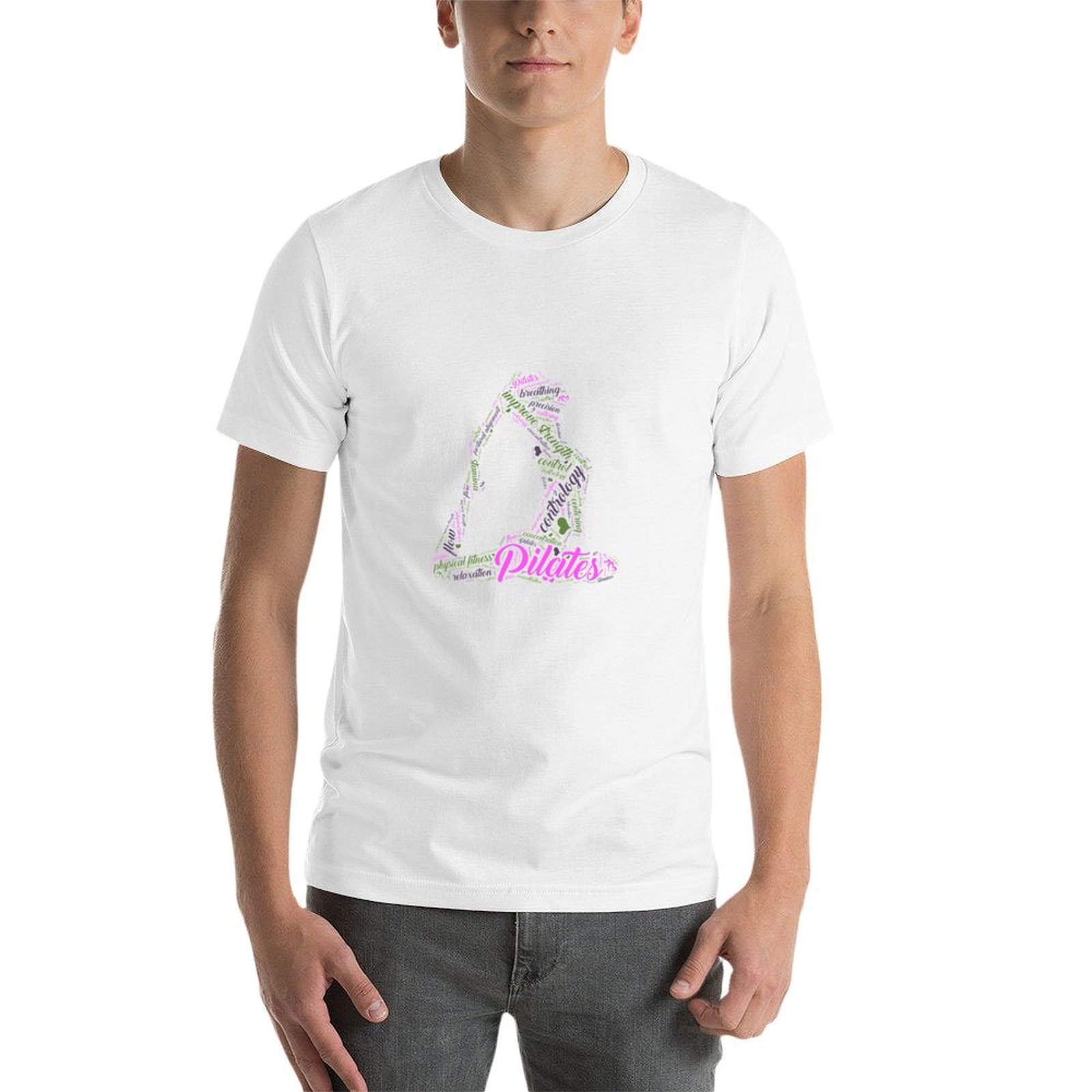 Womens Fun Word Cloud and Cute - Pilates Yoga Class ulasan dan harga
