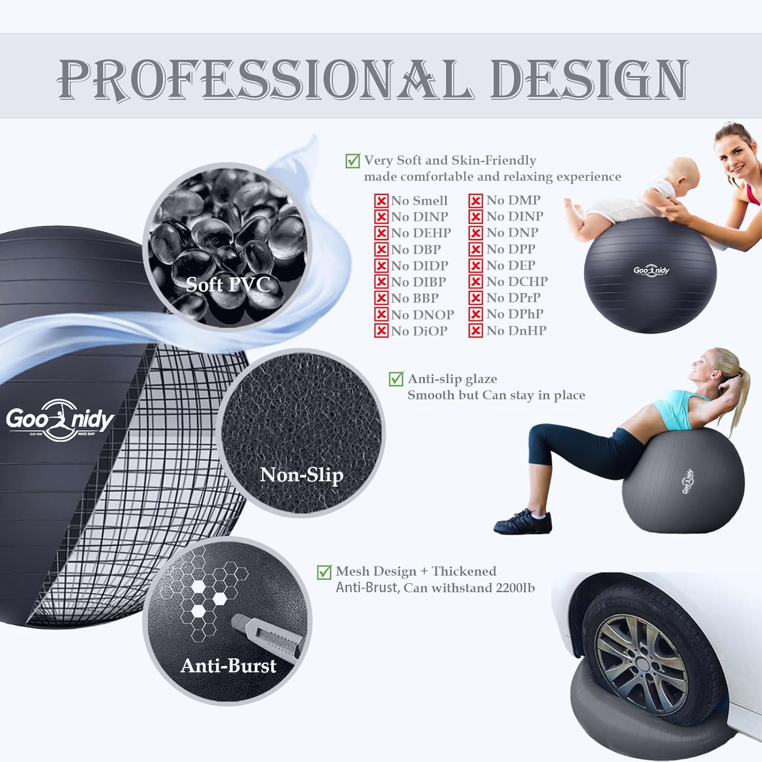 Anti-Burst Pilates Yoga Ball C - Pilates Yoga Chair ulasan dan harga