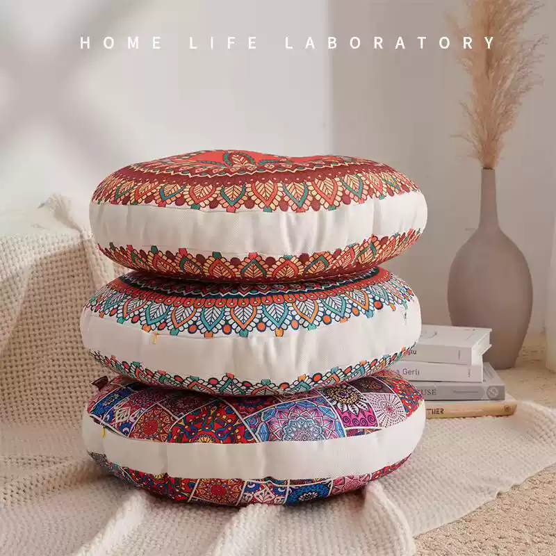 Bohemia Cotton Linen Chair Cus - Pilates Yoga Chair ulasan dan harga