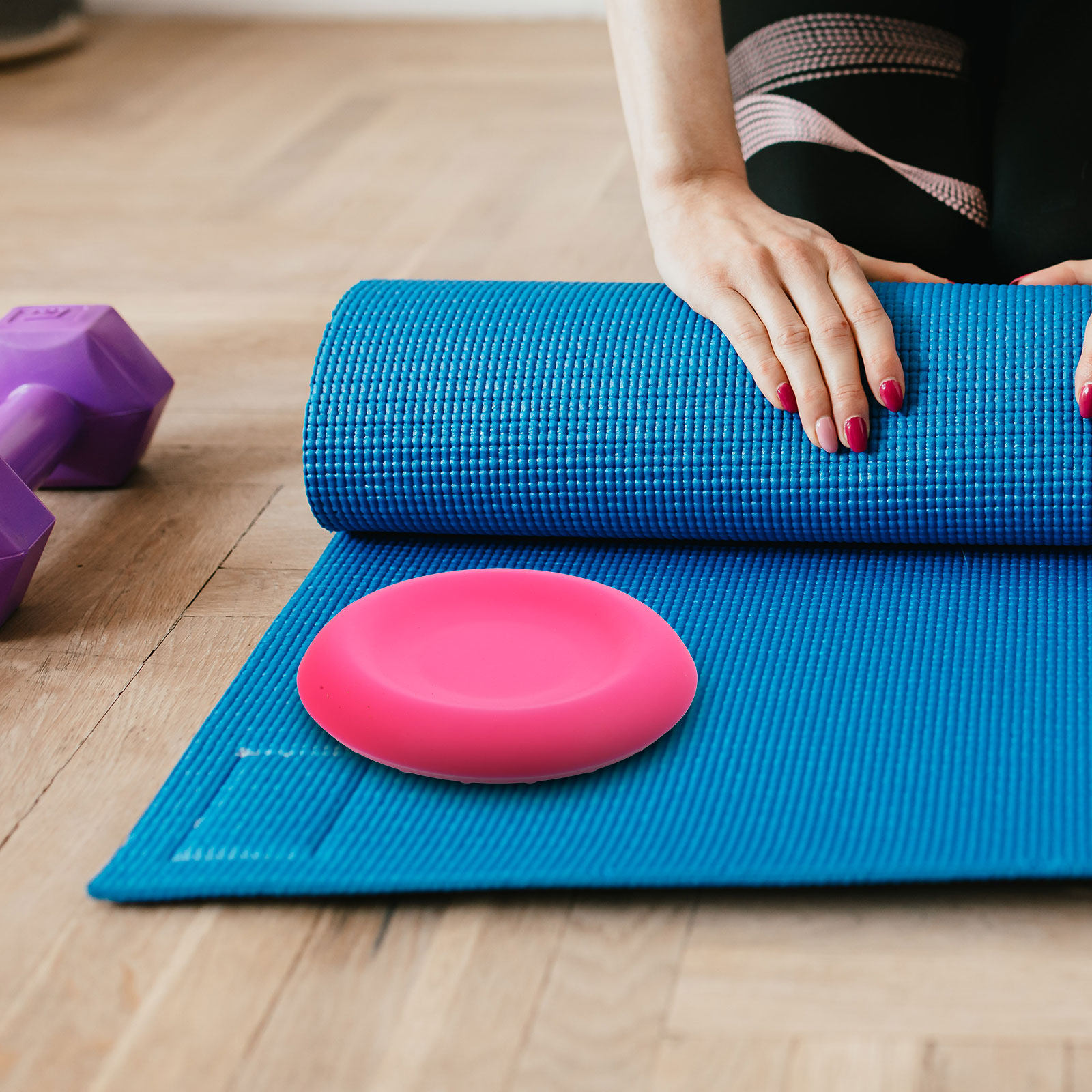 Premium Silicone Yoga Kneeling - Pilates Yoga Knee Pads ulasan dan harga