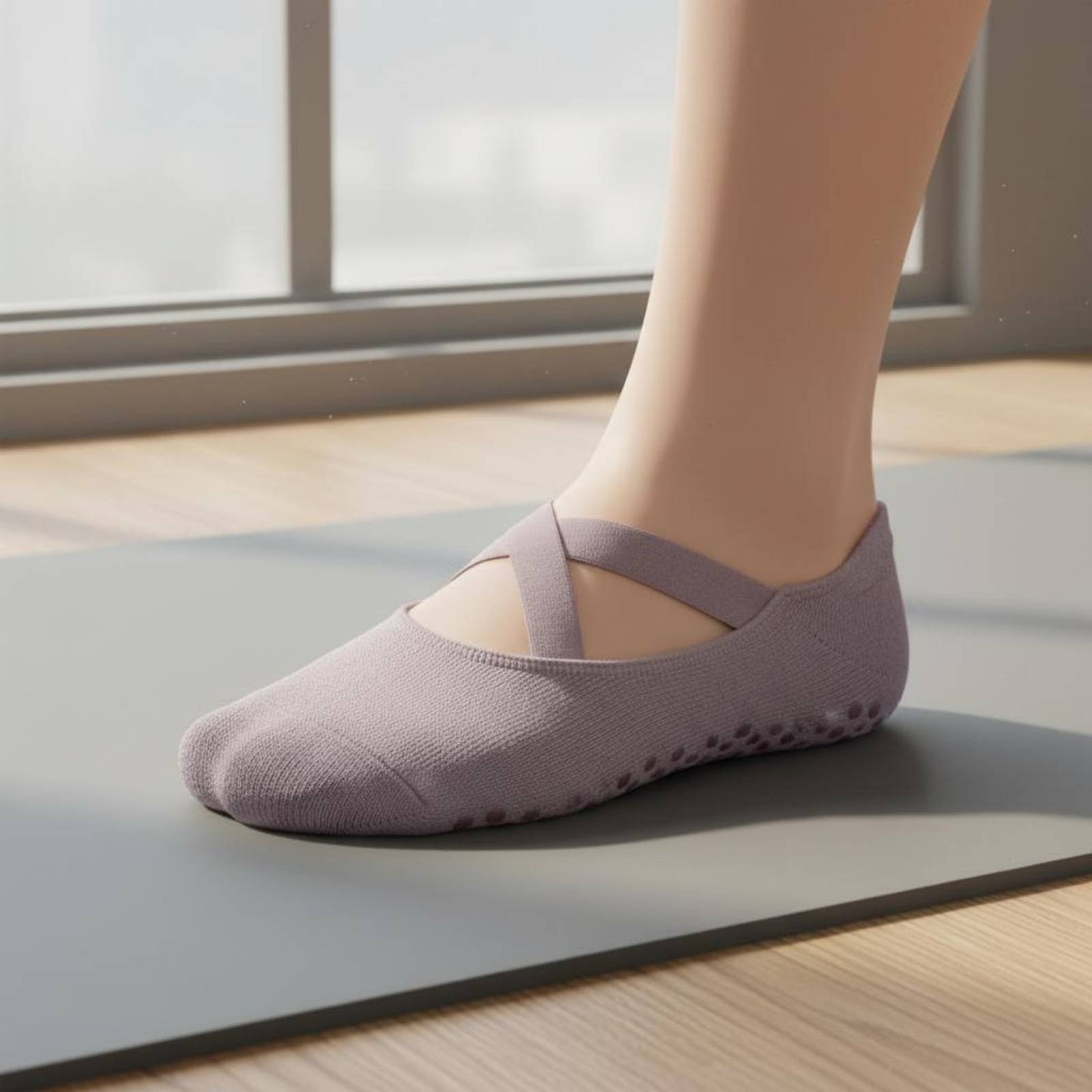 Non Slip Fitness Socks Breatha - Home Pilates Yoga ulasan dan harga