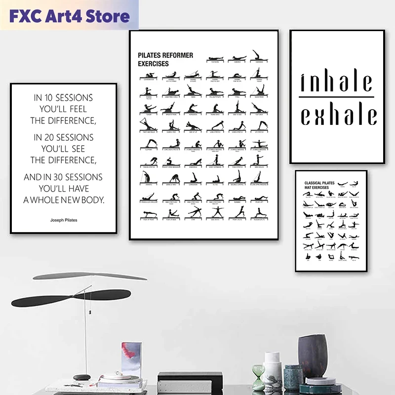 Frameless Pilates Workout Char - Pilates Yoga Gym ulasan dan harga