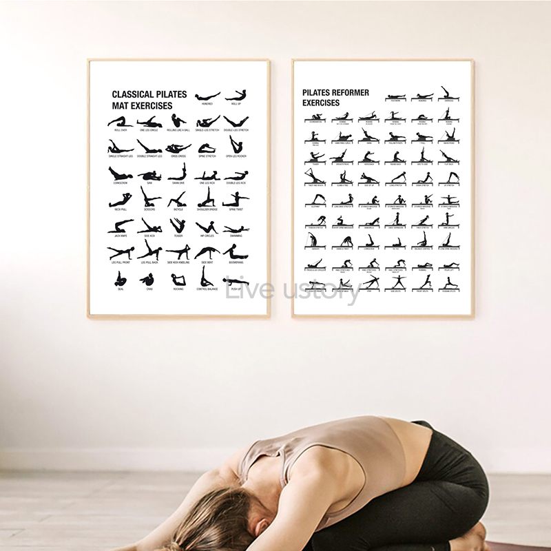 Frameless Pilates Workout Char - Pilates Yoga Gym ulasan dan harga