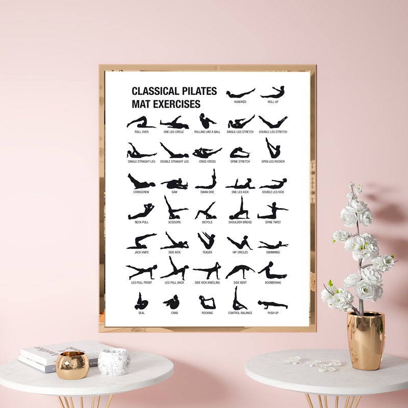 Frameless Pilates Workout Char - Pilates Yoga Gym ulasan dan harga