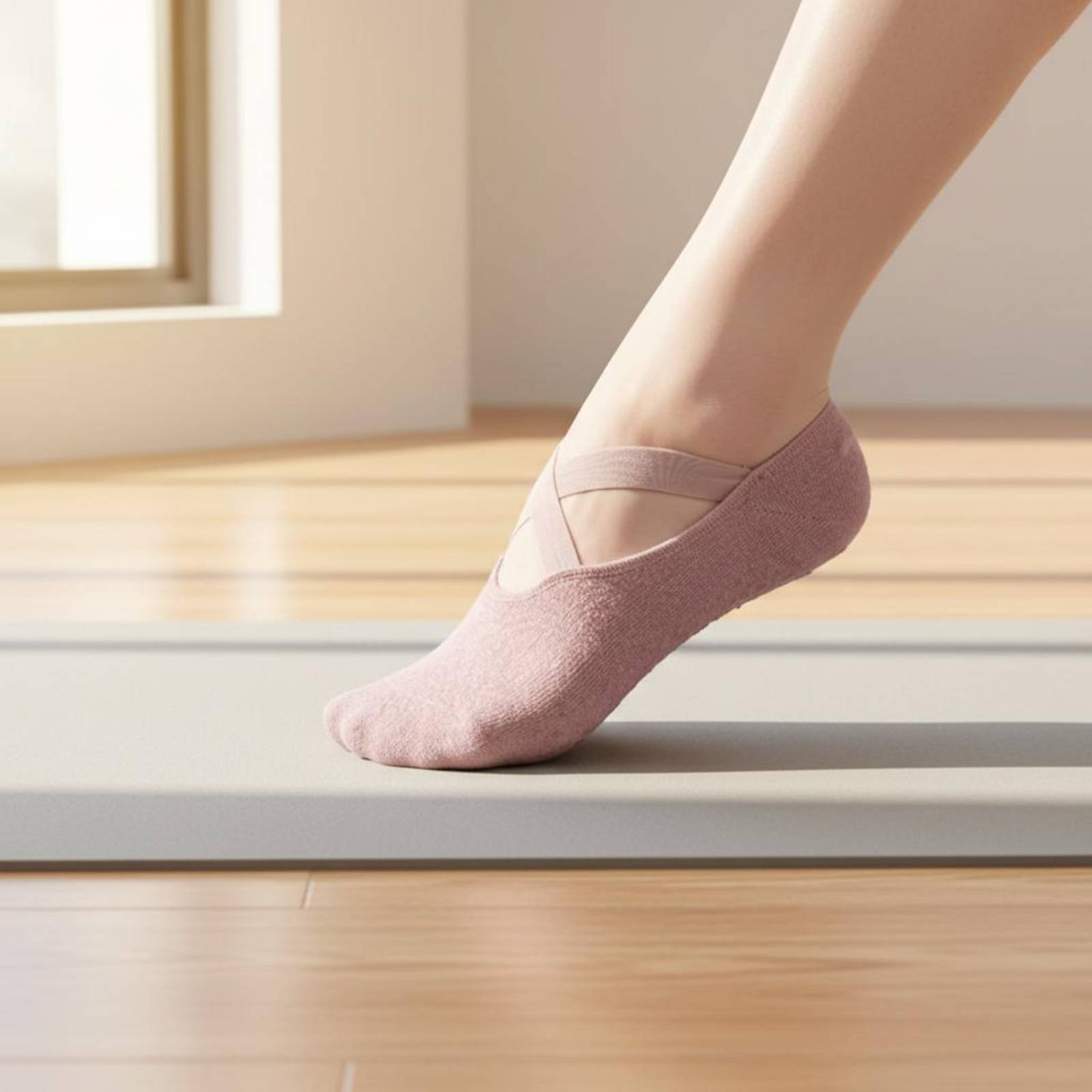 Non Slip Fitness Socks Breatha - Pilates Yoga Gym ulasan dan harga
