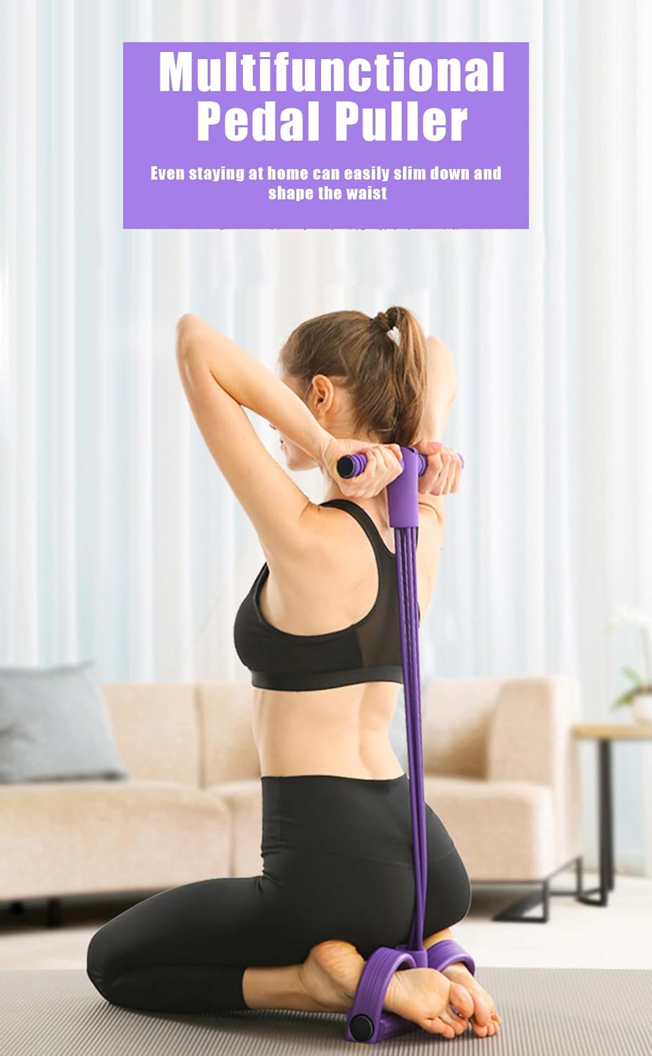 Abdominal Foot Pedal Puller Si - Home Pilates Yoga ulasan dan harga