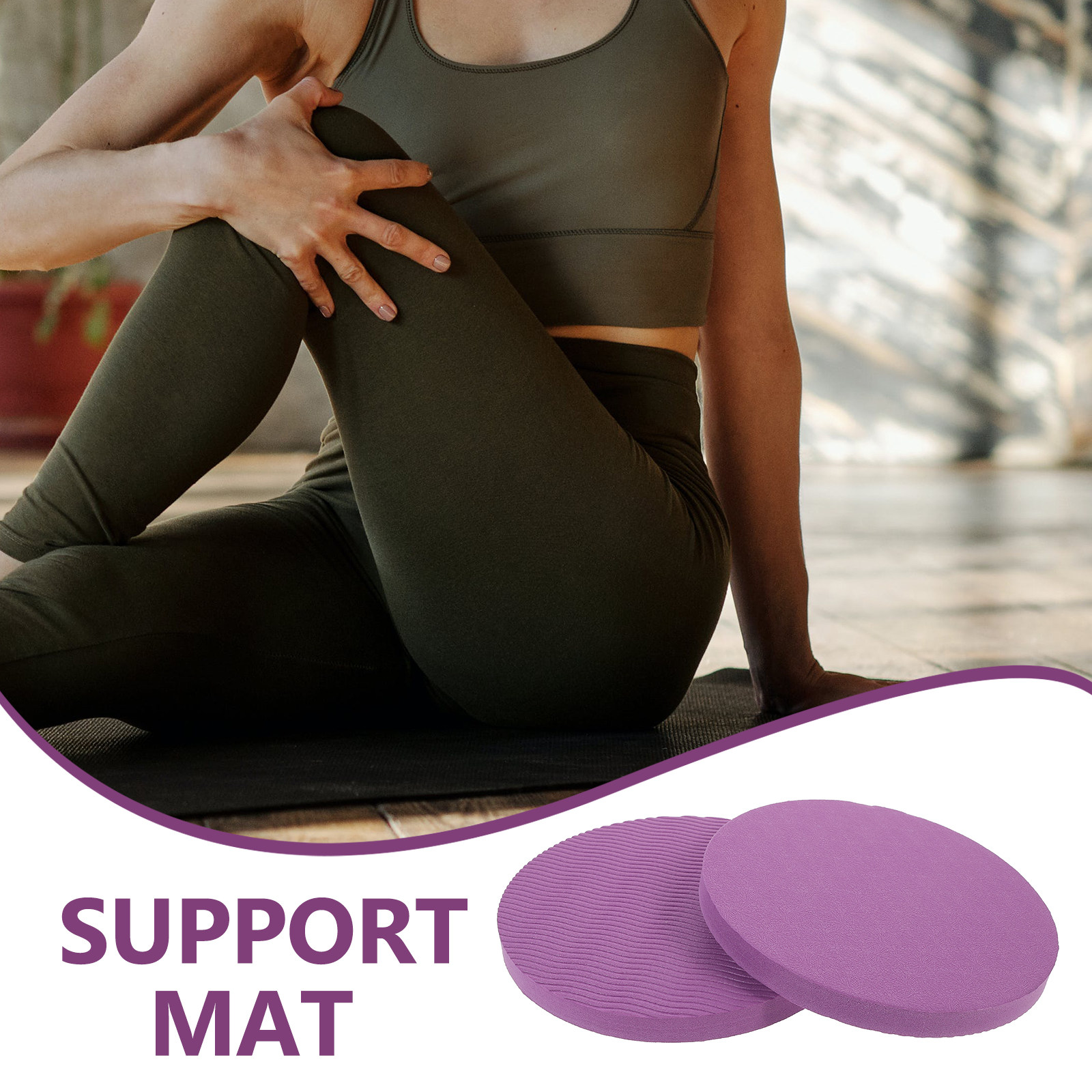 1Pair Yoga Kneeling Pad Knee E - Pilates Yoga Knee Pads ulasan dan harga