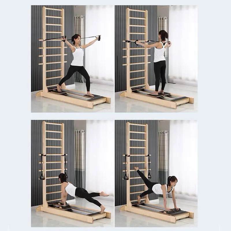 Pilates Reformer, Maple Wood D - Pilates Yoga Gym ulasan dan harga