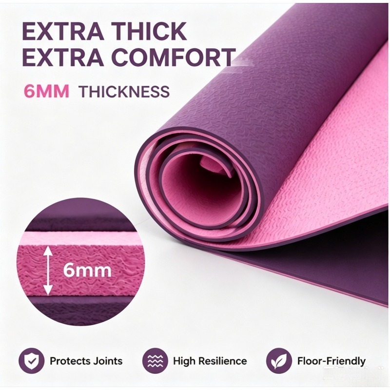 Yoga Mats Anti-slip Sport Fitn - Pilates Yoga Fitness ulasan dan harga